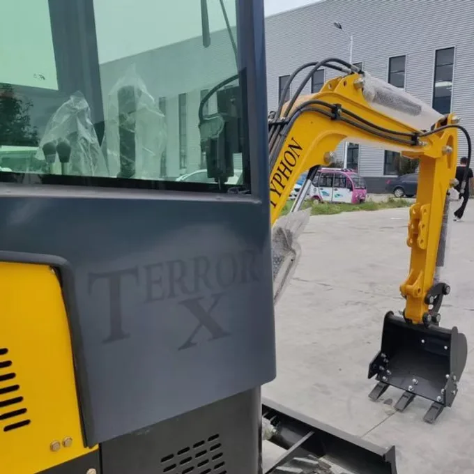 Typhon Terror X Mini Excavator, 2,500 lb Trench Digger with Cabin